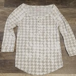 THERMAL LONG SLEEVE TOP SHIRT MUDD LARGE